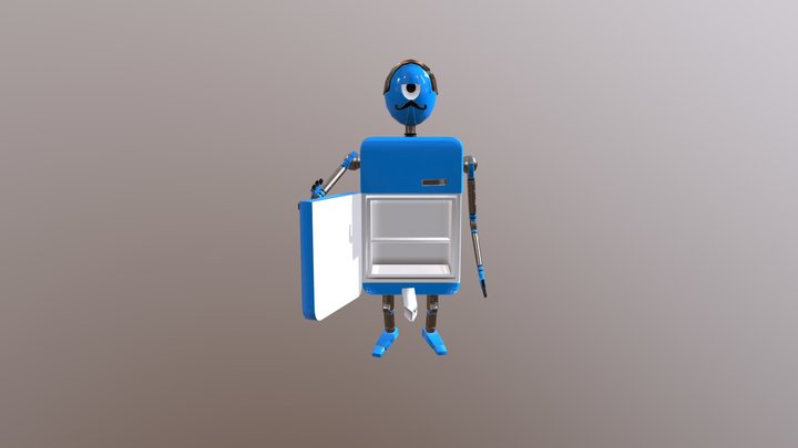 fridge robot 3D Model