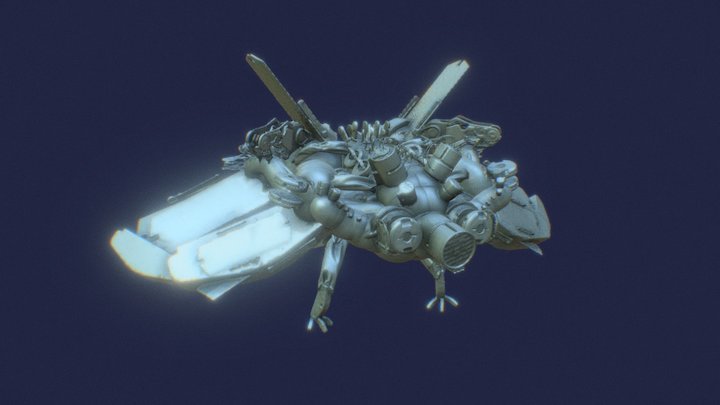 Quadrennium Falcon 3D Model