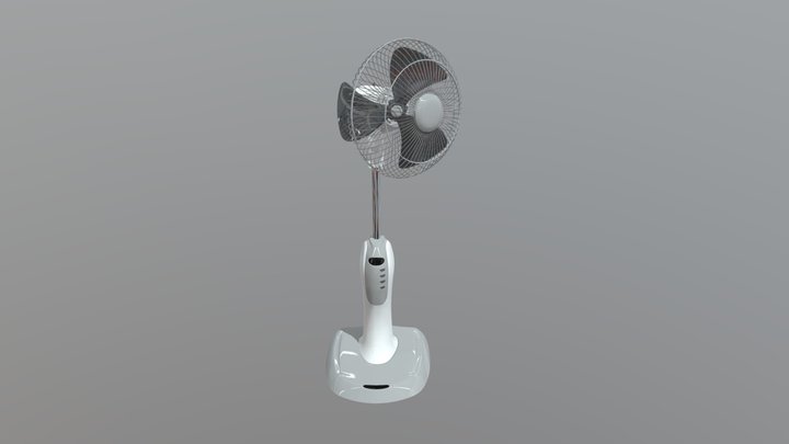 Pedestal Fan 3D Model