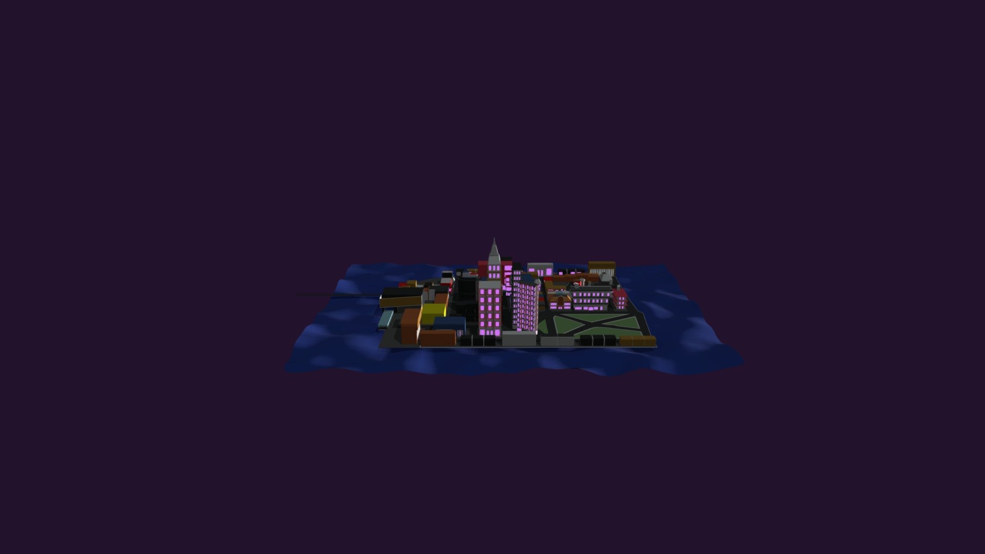 city — Sketchfab embed 3D viewer