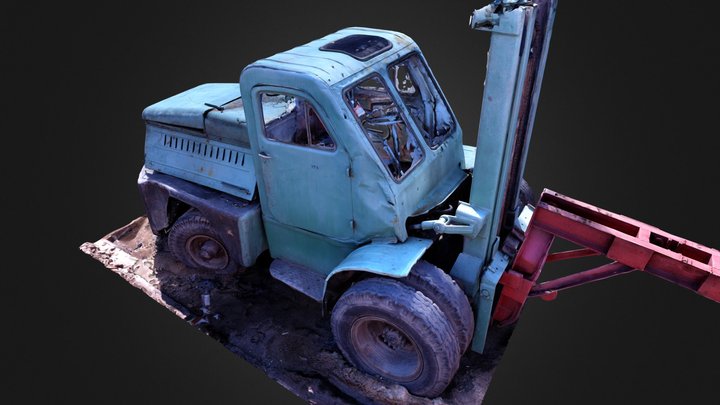 Lviv forklift AP-4045 3D Model