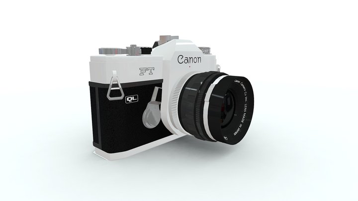 OBJ CANON FT QL 3D Model