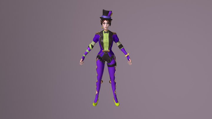 Overwatch Character Brief 3D Model