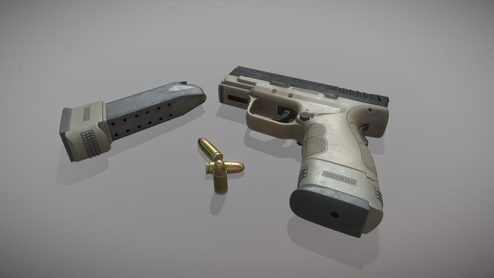 GAP Final Assignment: Handgun 3D Model
