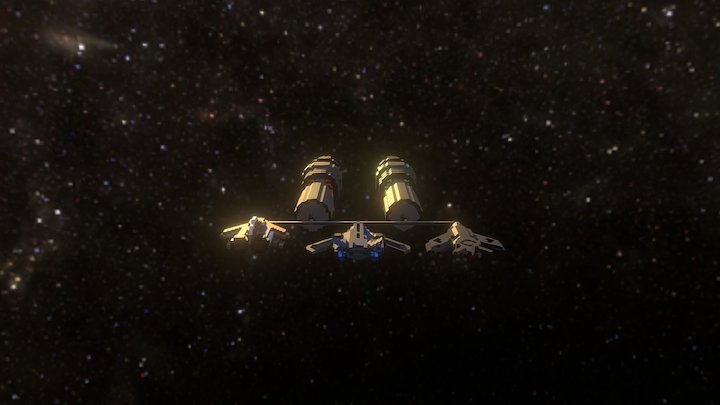 SSI Early Ship Builds 1 3D Model
