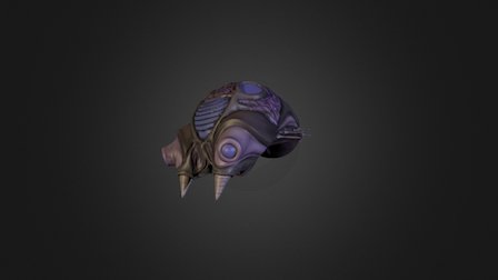 Alien Water Flea 3D Model