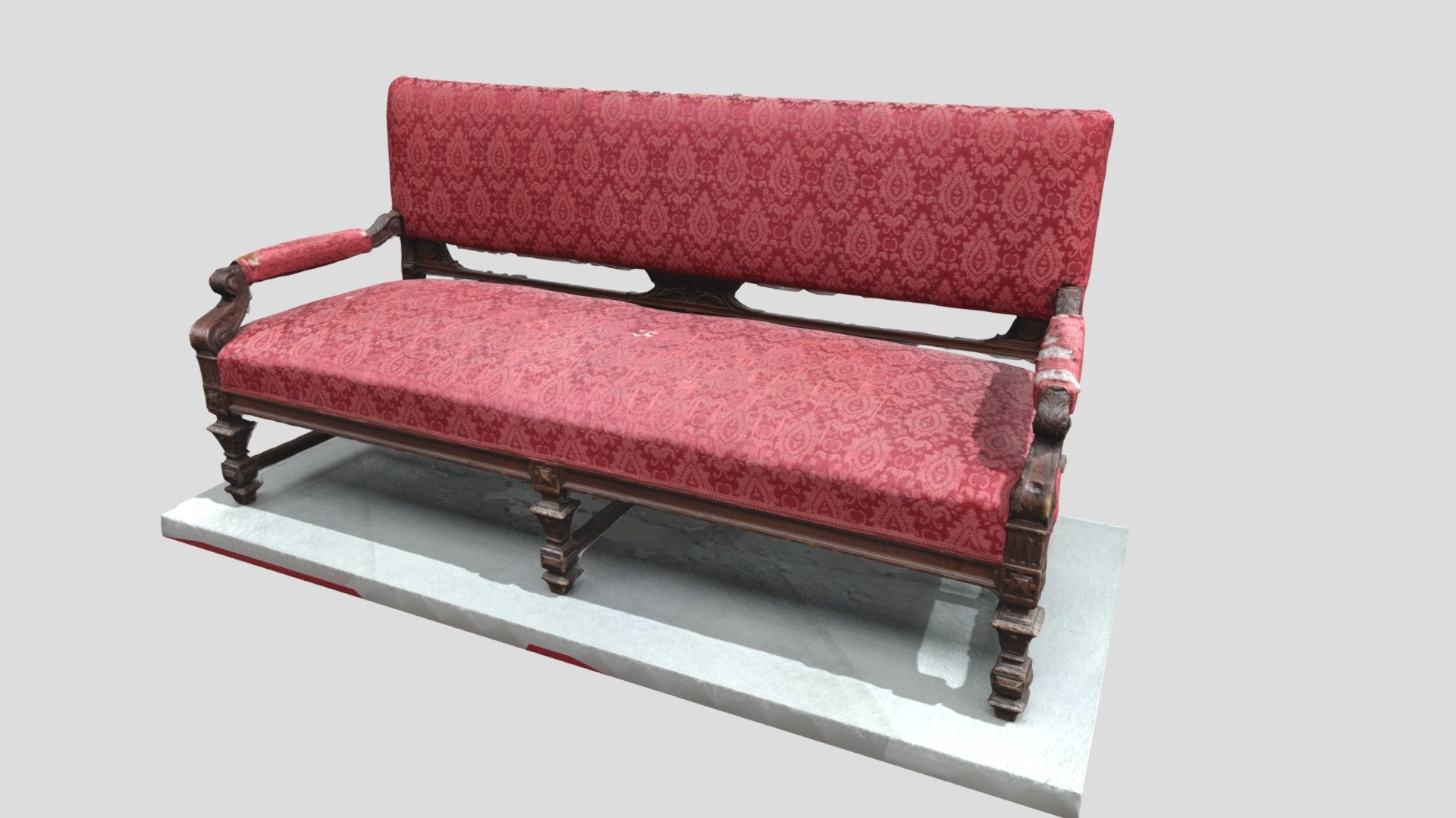 18th century bench from Hungarian Opera House 2