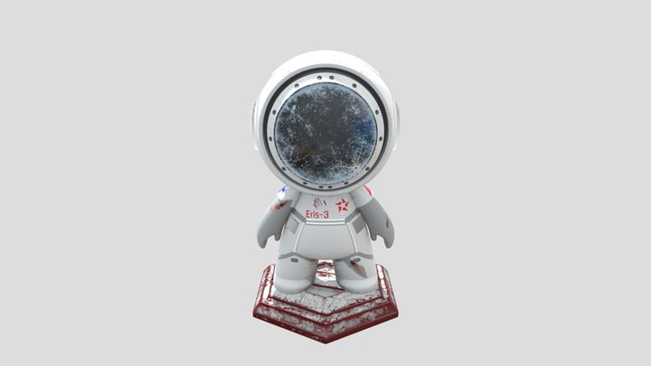 An Unfortunate Astronaut (Substance Painter) 3D Model
