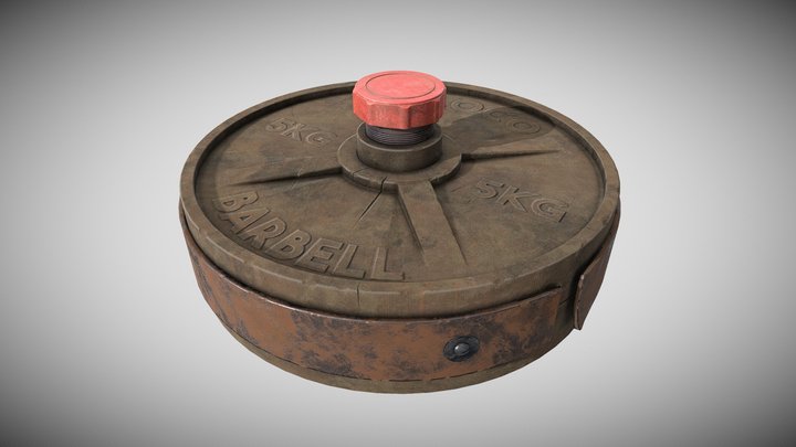 Rust Landmine Fan Model 3D Model