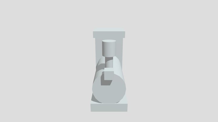 Toy Train 3D Model
