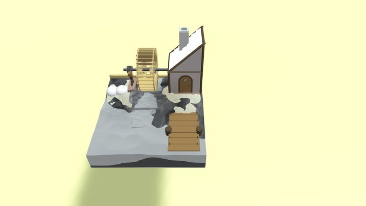 Watermill_ver1.0 3D Model