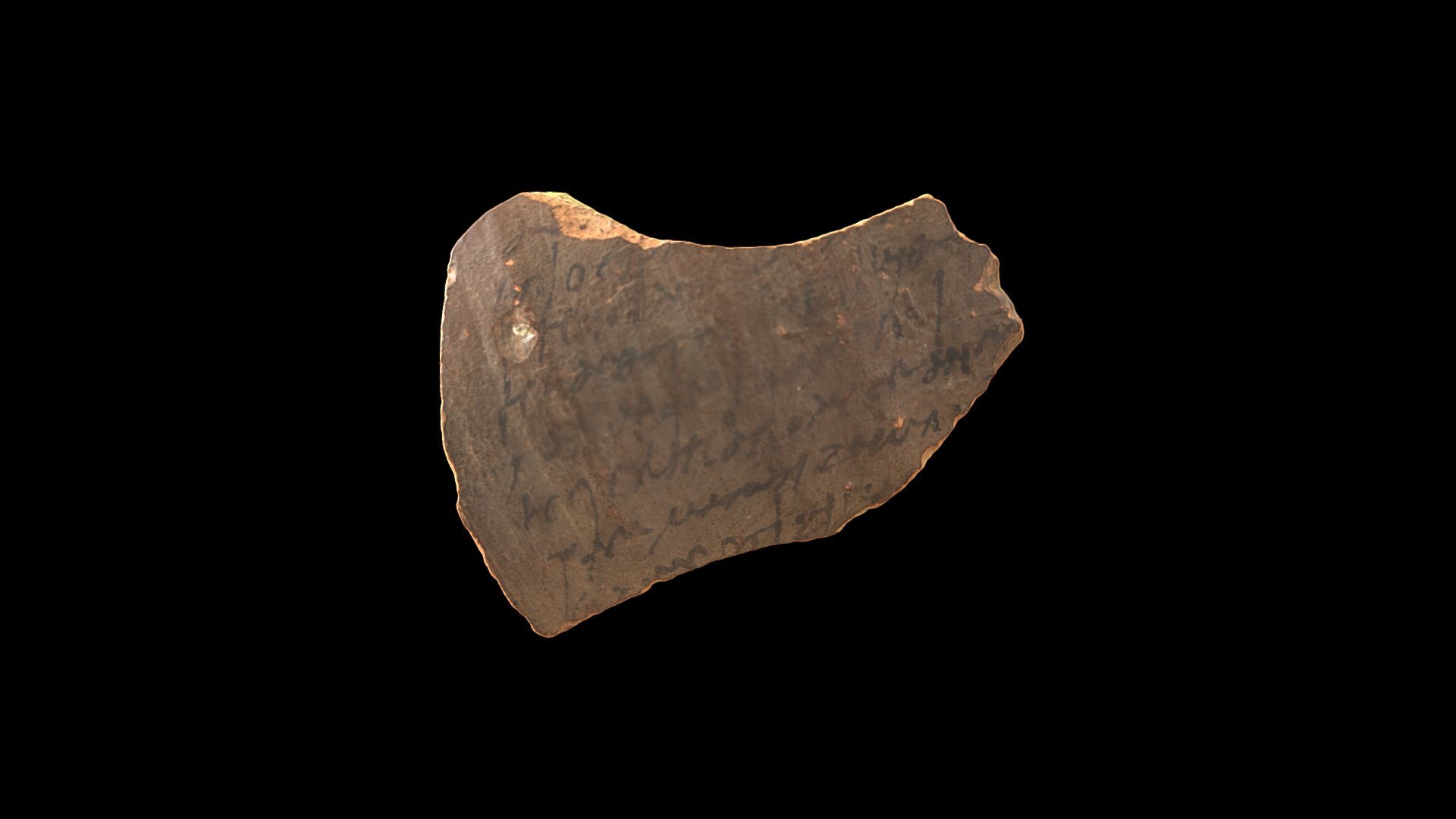 Houghton MS Ostraca 3145