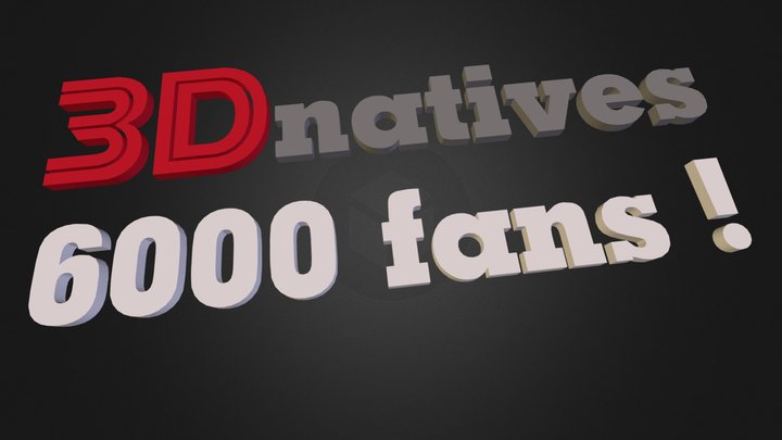 3Dnatives 6000 3D Model