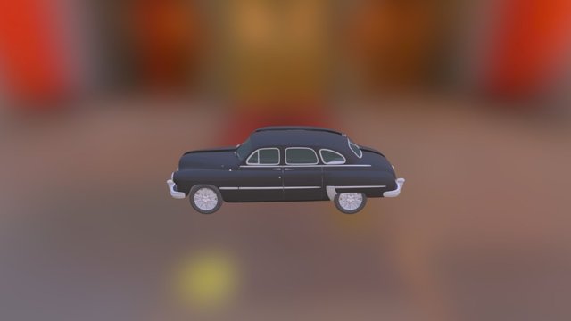 Разрезанная вдоль рама ЗИМ2 3D Model