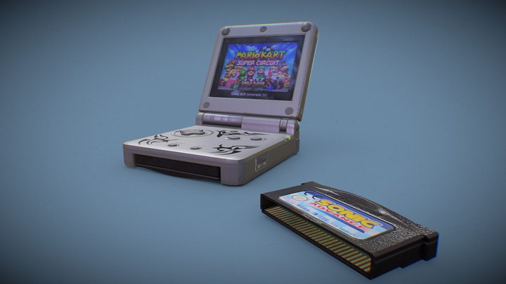 GAME BOY Advance SP 3D Model