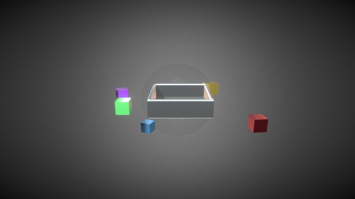 Scattered Objects 3D Model