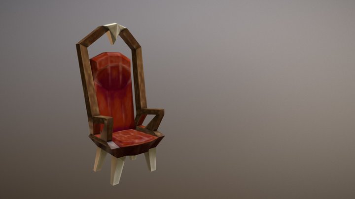 Barbarian Throne 3D Model