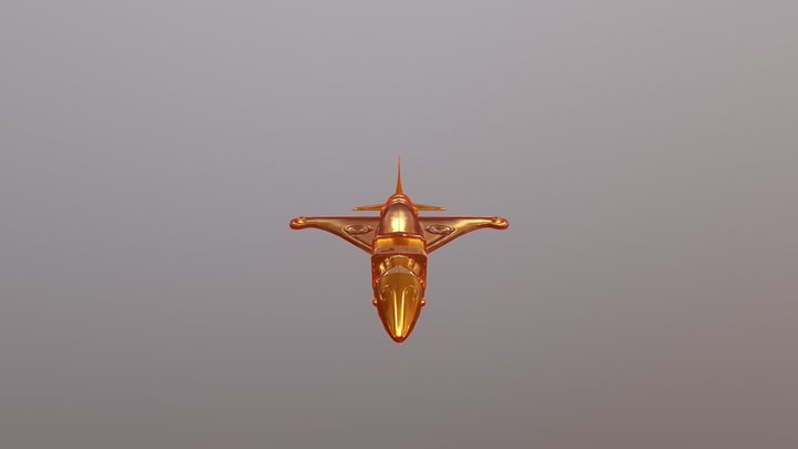 Chronomaly Golden Jet 3D Model