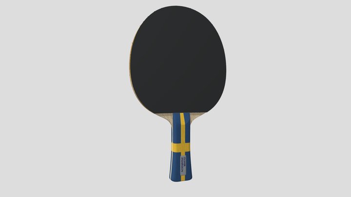 Table Tennis Blade with Swedish decals