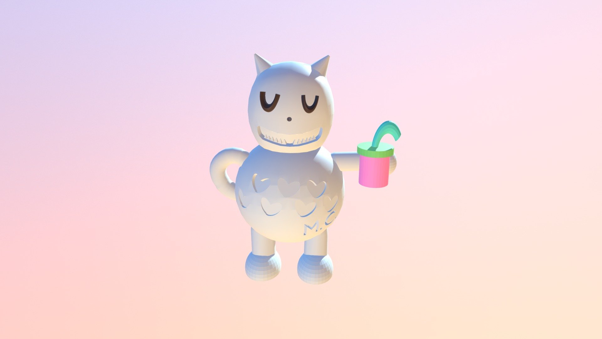 Stickymonster - 3D model by mlesurf [fbea544] - Sketchfab