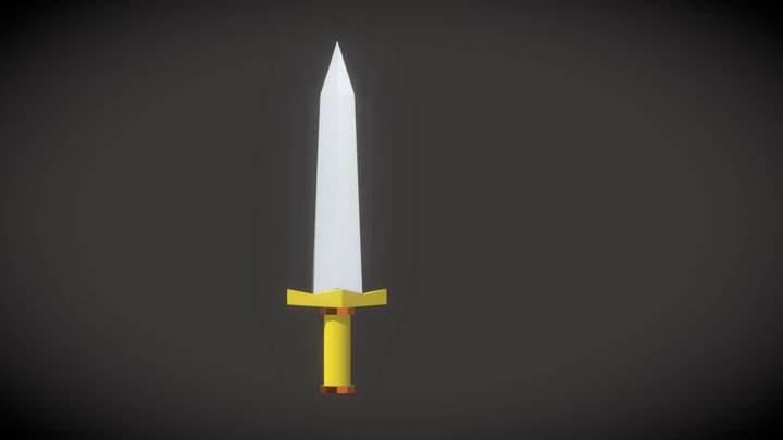 Simple Sword 3D Model