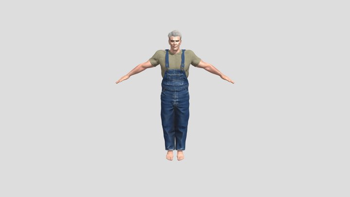 CABLE FROM DEADPOOL 3D Model