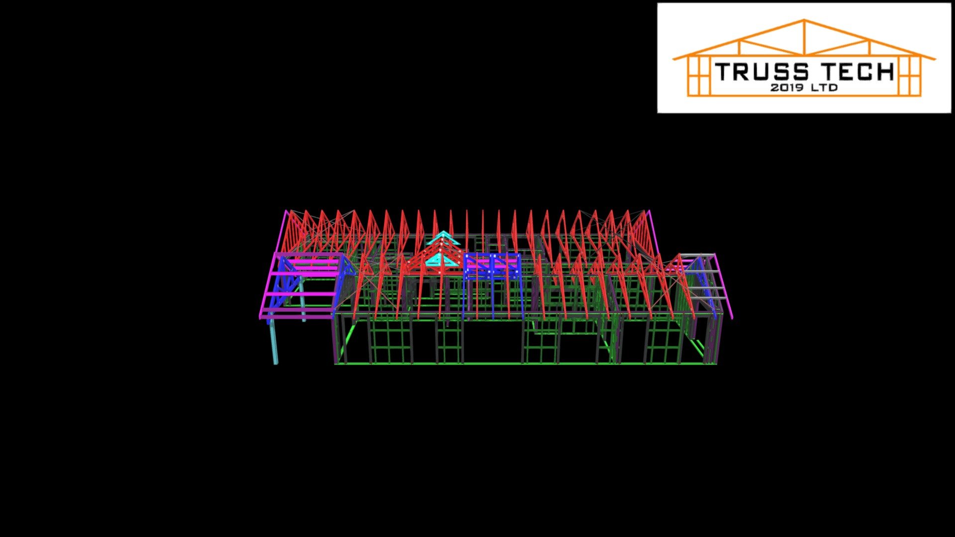 210520 Completed 3D model by Truss Tech 2019 Ltd (TrussTech2019Ltd