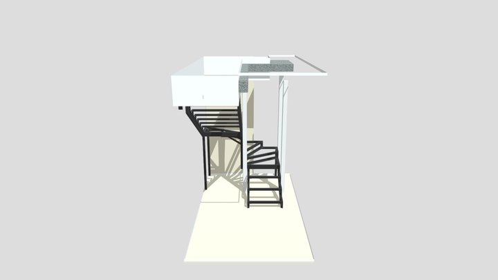 Закрытый каркас 3D Model