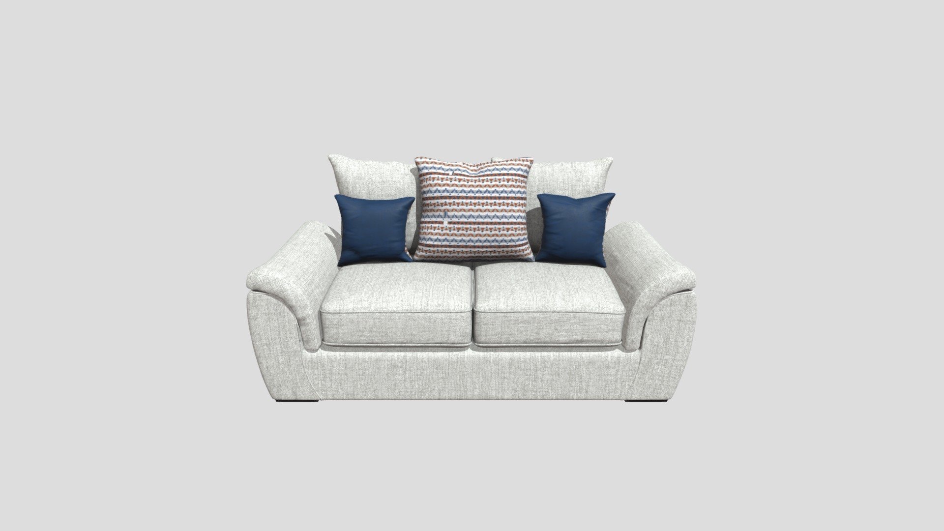 Modern twoseater sofa Buy Royalty Free 3D model by Hexa (hexa