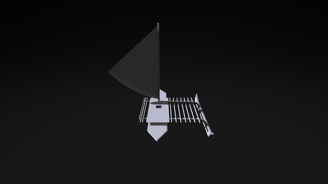 Va'a polynésien 3D Model