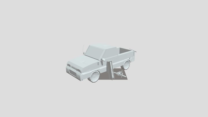 DAE - Forest Loner - Modeled Props 3D Model
