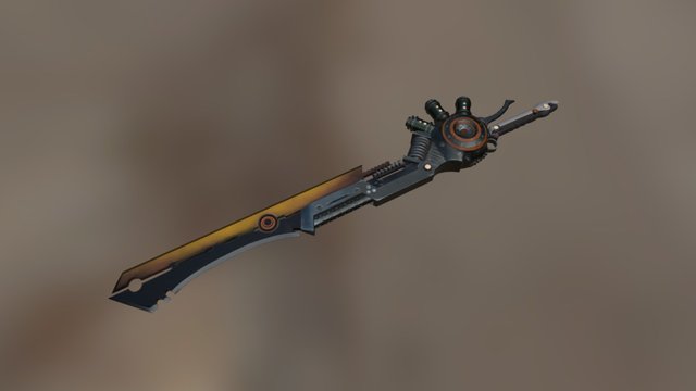 Sci Fi sword 3D Model