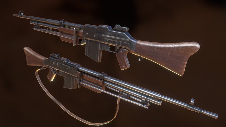 Browning wz.1928 3D Model