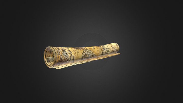 Pirates Map 3D Model