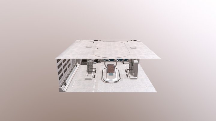 Sci-fi Surgery Room 3D Model