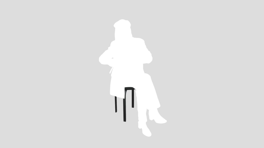Retro Vibe Girl Sitting