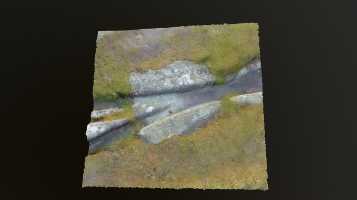 Section of Granite Tramway 3D Model