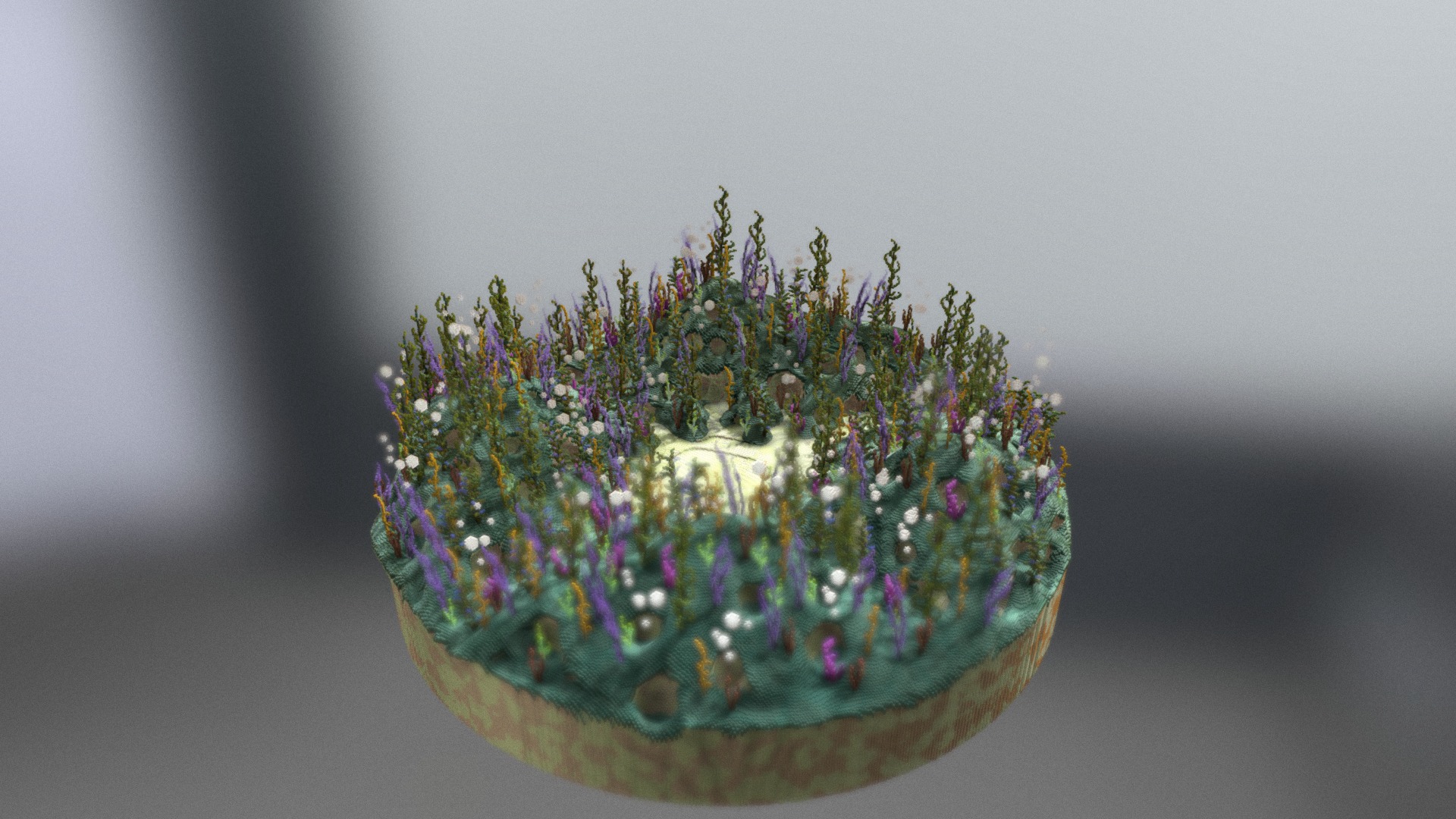 3D model Underwater Warzone - This is a 3D model of the Underwater Warzone. The 3D model is about a plant in a pot.