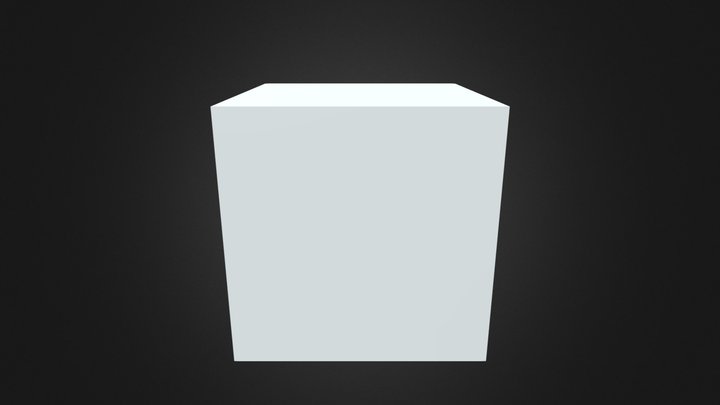 Cube Transparent 3D Model