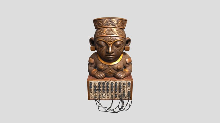 Ancient Synth Maestro 3D Model