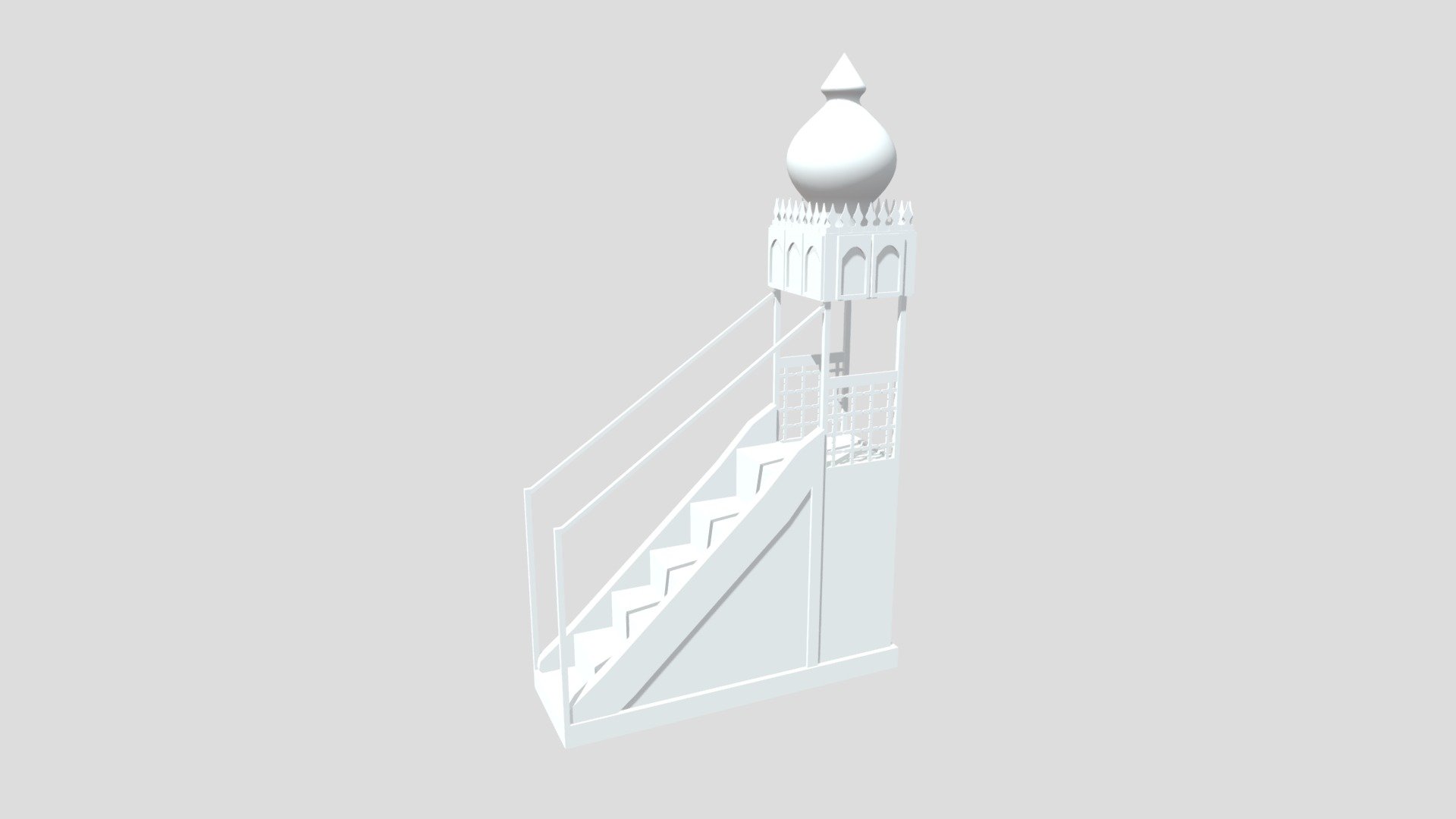 Mosque minbar - Download Free 3D model by b12gd [fbf6a8b] - Sketchfab