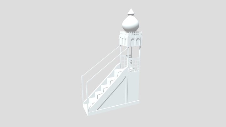 Mosque minbar 3D Model