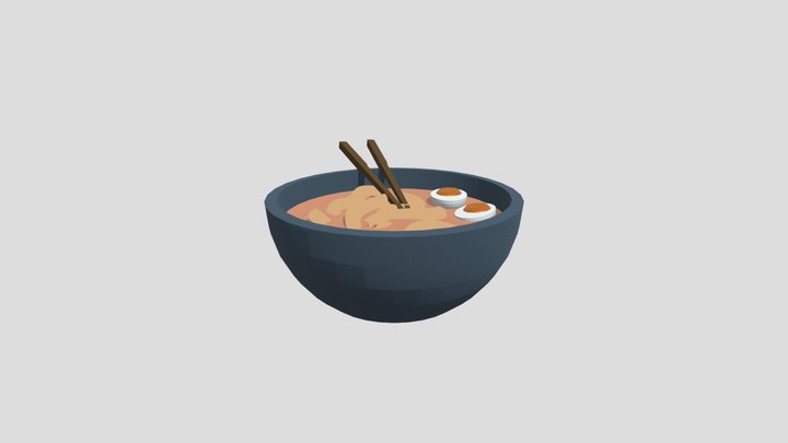 sep 25 daily model: ramen 3D Model