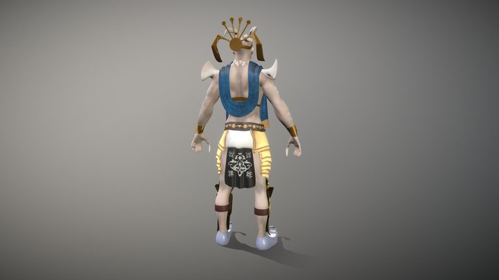 INDIAN MYTHOLOGY CHARACTER 3D Model