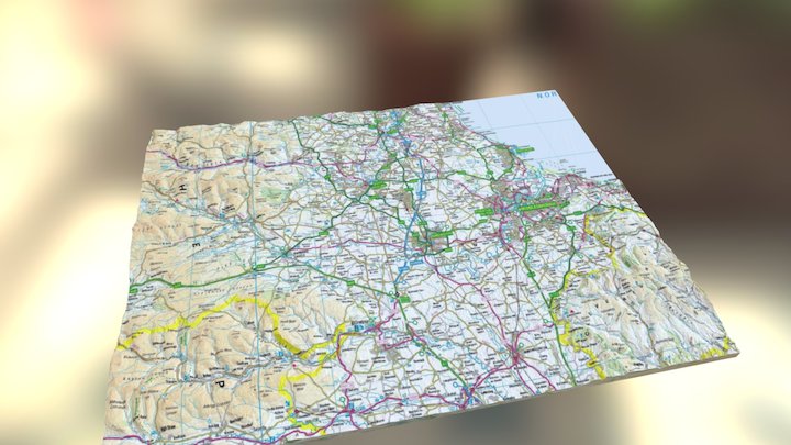 LEEDS at 4x exag 3D Model