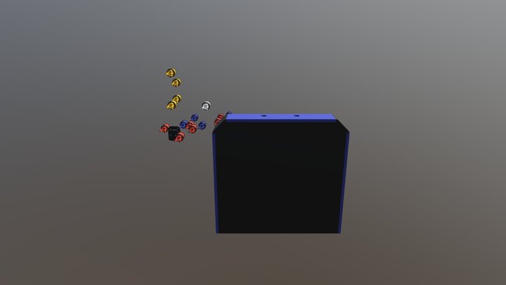 Arcade Machine Assembly 3D Model