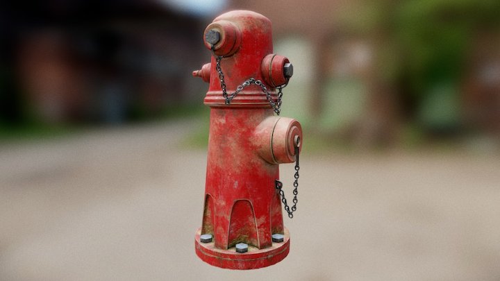 Fire Hydrant / Plug 3D Model