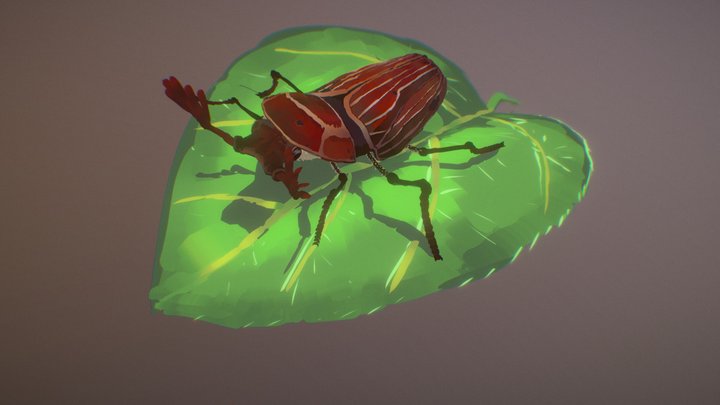 Zhuche - Oculus Quill drawing 3D Model