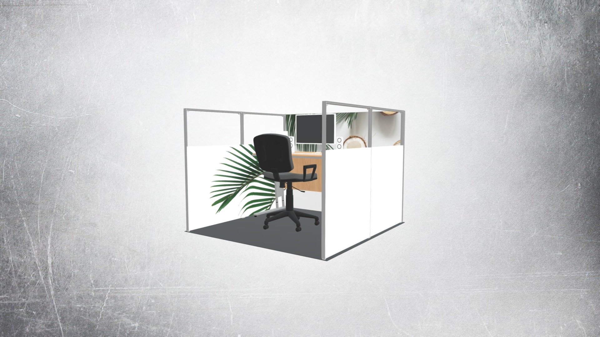 QSEG Cubicle - Single - Print+TPU - design 1