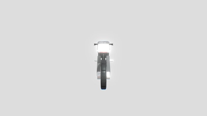 The Hyperion - Futuristic Bike 3D Model